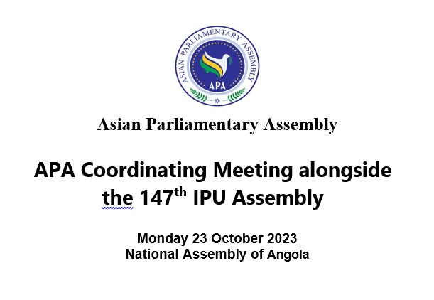 APA Coordination Meeting on the Sideline of the 147th IPU Assembly